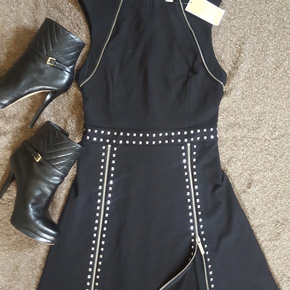 MICHAEL KORS Pyramid stud sleeveless dress -Medium - Picture 5 of 11